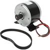 RiToEasysports Motore Elettrico Spazzolato, Set Cinghia Motore Spazzolato Bici Elettrica 24V 300W Motore Spazzolato Ad Alta velocità in Lega di Alluminio con Cinghia Sincrona in Gomma 535 per
