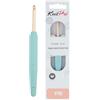 KnitPro Uncinetto Vybe in alluminio con impugnatura gommata - 5,00 mm
