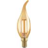 EGLO LED E14 dimmerabile, lampadina vintage dorata a candela
