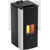 Kalor Termostufa a Pellet alto rendimento linea Nux Hydro Double Door modello ALESSIA 14idro Stufa 15Kw 340 mc (fino a 100 mq) Conto Termico 2.0 NUOVO MODELLO !!!