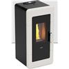 Kalor Termostufa a Pellet alto rendimento linea Majolica Hydro NADIA 24idro Stufa 23Kw 510 mc (fino a 150 mq) Conto Termico 2.0 Wifi Opzionale NUOVO MODELLO !!!