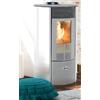 Kalor Stufa a pellet ad aria linea Redonda Glass 10 Rotonda 190mc Laterali in Vetro Conto Termico 2.0 Wifi Opzionale NUOVO MODELLO !!!