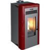 Kalor Stufa a pellet ad aria linea perfecta maiolica LUCIA8 7kw mc160 (fino a 60 mq) Conto Termico 2.0 Wifi Opzionale NUOVO MODELLO !!!