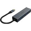 AKASA - Hub USB Tipo-C 4-in-1 con Ethernet