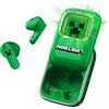 OTL Technologies Cuffia MINECRAFT verde In-Ear TWS Slide con LED