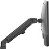 HDWR Supporto a parete per monitor, braccio singolo, nero, modello HDWR SolidHand-AW01