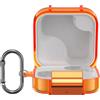 kwmobile Custodia kwmobile per CMF by Nothing Buds Pro 2 / CMF Buds 2 Plus - Custodia protettiva in TPU e silicone - Custodia per auricolari - Arancione