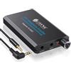 eSynic Amplificatore portatile per cuffie eSynic, amplificatore Hi-Fi per cuffie da 16-300 ohm, amplificatore Hi-Fi con batteria ricaricabile al litio, compatibile con MP3, MP4, smartphone, laptop, tablet - 16-300Ω