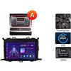 OEM Lettore multimediale per auto, display touchscreen da 9", lettore audio, compatibile con Kia Carens dal 2013 al 2018, sistemi intelligenti per veicoli, modello V1 Plus (2GB-32GB) - A