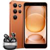 Blackview Smartphone Blackview-Oscal Wave 2C, 5", ultraleggero, senza contratto, incluso auricolare Hibuds 6, Android 16, 12+32GB, Face ID, Dual SIM, risoluzione 1080P, custodia protettiva in TPU inclusa