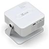 StarTech Mini proiettore - HA109, sistema operativo Android 11 - 280 lumen ANSI - Risoluzione HD 1280x720 - WiFi 6 e Bluetooth 5.0 - Dimensioni immagine da 102 a 305 cm - Bianco