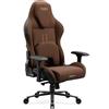 Diablo Chairs Sedia da gaming Diablo X.One Prime Gaming, sedia da ufficio/scrivania con funzione di raffreddamento, dimensioni standard, colore marrone cannella