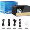 StarTech Proiettore Google TV 4K - X06, per home cinema - 3500 lumen ANSI - Full HD 1080p - WiFi 6, Bluetooth 5.4 - Messa a fuoco automatica e correzione trapezoidale - Con dongle TV e alimentatore con spina EU