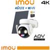 Imou Kit Telecamera AOV PT a batteria 8Mp 4K Kit Wi-FI + 4G con SIM inclusa