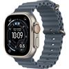 Apple Watch Ultra 3 GPS + Cellular 49mm Natural Titanium Case with Anchor Blue O