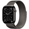 Apple Watch Series 11 GPS + Cellular 46mm Slate Titanium Case with Slate Milanes