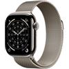 Apple Watch Series 11 GPS + Cellular 42mm Natural Titanium Case with Natural Mil