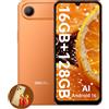 OSCAL Blackview OSCAL FLAT 3C AI Smartphone 16GB+128GB Android 16 Telefono Doppia SIM