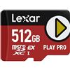 Lexar PLAY PRO microSDXC 512 GB UHS-I Classe 3 (Lexar Play Pro Micro SD Card 512
