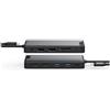 ALOGIC MV2 Cablato USB 3.2 Gen 1 [3.1 Gen 1] Type-C Grigio (ALOGIC USB-C 12-IN-1