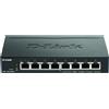 D-Link DGS-1100-08PV2/E Smart Switch Gestito PoE, 8 Porte Gigabit PoE a 64W, 802