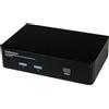 ‎ Startech.com Switch Kvm HDMI USB 2 Porte, con Audio e Hub USB 2.0 2 Porte HDMI