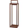 Zafferano Home Solar 2 H 56 lampada da tavolo Corten