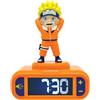 Lexibook, Naruto, Sveglia con Luce Notturna Naruto, Suoni e Melodie, Schermo LCD retroilluminato, Luminoso, Funzione Snooze, RL800NALXB