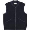 Universal Works Gilet Zip Waistcoat Uomo Navy