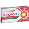 RECKITT BENCKISER H.(IT.) SpA Nurofenxs - Ibuprofene 400 mg per un rapido sollievo dal dolore - 20 capsule molli facili da deglutire