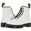 Dr. Martens 8 stivaletti unisex per bambini, Bianco Smooth, 39 EU