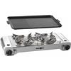 BRUNNER Fornello a gas Portatile Brunner Double Devil con piastra Grill