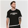 GymBeam Maglietta Oversize Varsity Black M