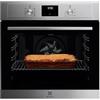 Electrolux COH3H54TX - Forno multifunzione con facile pulizia, 7 funzioni, grill, riscaldamento rapido, timer LED, sicurezza bambini, cottura su 2 livelli, 72 litri, acciaio inox, classe A+