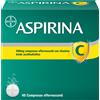 BAYER SpA Aspirina C - Trattamento sintomatico di mal di testa, febbre e dolori da lievi a moderati - 40 compresse effervescenti 400 + 240mg