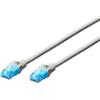 Digitus Patchkabel DIGITUS RJ45 U/UTP Cat5e 30.00m grau Hebelschutz [DK-1512-300]