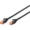 Digitus Patchkabel DIGITUS RJ45 S/FTP Cat6 1.00m schwarz Hebelschut [DK-1644-010/BL]