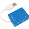 Logilink Hub usb LogiLink "Smile" 4 porte blu [UA0136]