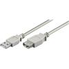 Eigenbrand Cable USB 2.0 A-St. > A-Bu. 1,8m [gy] 1er [68715]