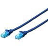 Digitus Patchkabel DIGITUS RJ45 U/UTP Cat5e 3.00m weiß Hebelschutz [DK-1512-030/WH]