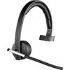 Logitech Cuffia Logitech H820e wireless mono con microfono Nero [981-000512]