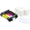 Nastro di stampa Badgy a colori YMCKO + 100 badge in PVC [CBGP0001C]