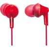 Panasonic Auricolari Panasonic RP-HJE 125 E-R rosso [RPHJE125ER]