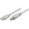 Oem Cavo USB USB 2.0 A-B 5m Grigio [68714]