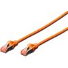Digitus Cavo di rete Digitus CAT 6 S-FTP CU LSZH 27/7, 1m, arancione [DK-1644-010/OR]