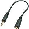 Lindy Adattatre audio Lindy 3,5M/2,5F 20cm 3,5mm M/2,5mm F [35699]