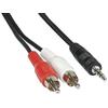 Lindy Cavo audio Lindy stereo 3.5mm 2XRCA, M/M, 1m [35680]