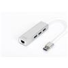 Digitus Hub usb Digitus USB3.0 3 Porte e adattatore Gigabit LAN Typ A [DA-70250-1]