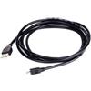 Gembird Cavo usb Gembird usb A a micro usb B M/M 0.3m nero [CCP-MUSB2-AMBM-0.3M]