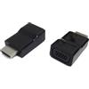 Gembird Adattatore Gembird Hdmi a Vga M/F nero [A-HDMI-VGA-001]